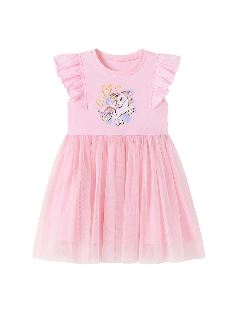 [Style] Cartoon Girls' Dress, Cute Kids' Princess Dress, Summer Tulle Kids' Dress
