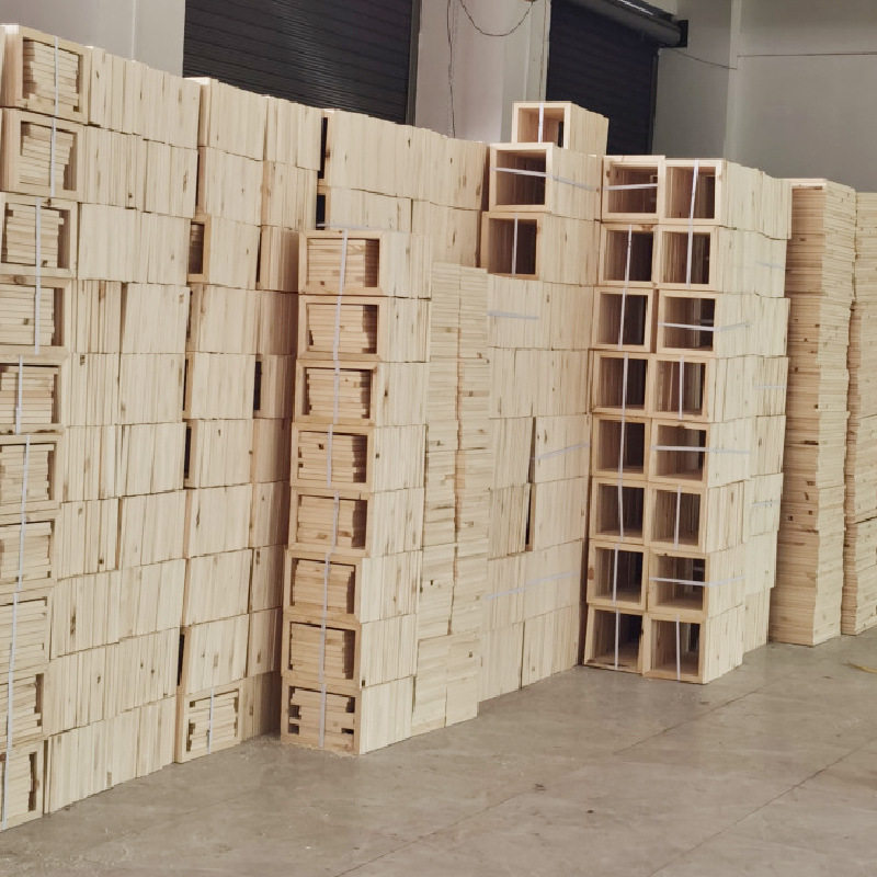 Anhui Manufacturer DIY Digital Oil Painting Frame Mirror Frame Photo Frame Album Mortise and Tenon Frame Solid Wood Line Frame Strip