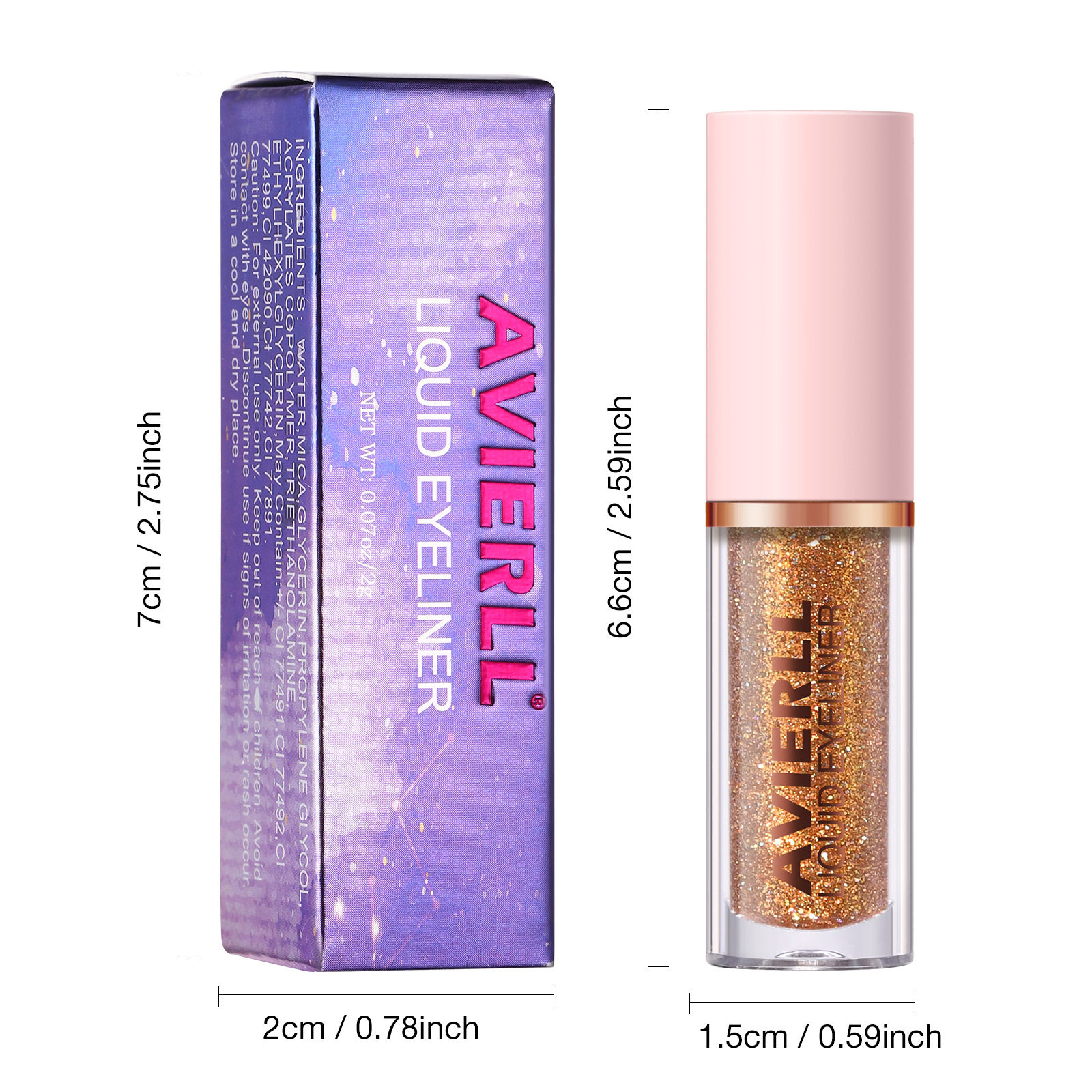 Cross-Border New 10-Color Shiny Liquid Eyeliner Sparkling Colorful Eye Shadow Liquid Pearlescent Brightening Eye Shadow Fine