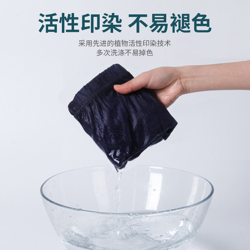 Middle-Aged and Elderly Pure Cotton Men's Underwear, Breathable Cotton Mid-High Waist Boxer Briefs, Plus Fat and Enlarged Triangle Shorts for Men