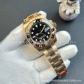 Rose gold steel black plate