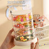Jewelry Storage Box Transparent Rotating Box Multi-Layer Large Air Cushion Makeup Cotton Beauty Egg Storage Shelf Rotating Storage