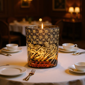 Edo Kiriko Crystal Cup Hand-Carved Whiskey Glass Red Wine Glass High-End Liquor Glass Beer Glass