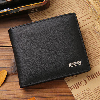Factory Direct Supply Foreign Trade Hot-Selling Short Men's Wallet Pu Leather Wallet Coin Purse Wallet Money Clip Cross-Border Hit