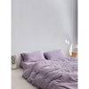 Simple Style Purple Washed Cotton Four-Piece Quilt Cover Bedding Dormitory Three-Piece Set