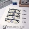 The new men's time-keeping eyelashes with the same business half-frame half-titanium glasses frame can be equipped with the number of glasses frame 8581