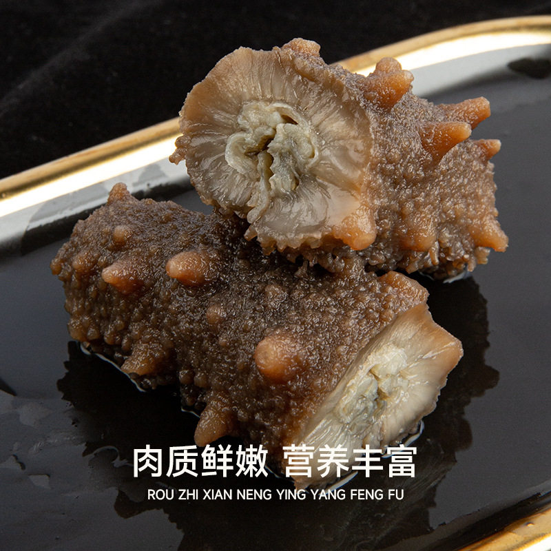 Ready-To-Eat Sea Cucumber 500g Soak-Free High-Quality Source Manufacturer Fresh Dalian Sea Cucumber Instant Sea Cucumber