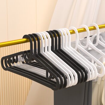 Household Clothes Hangers, Non-Marking and Non-Slip, Clothes Rack for Balcony, Clothes Drying Rack, Clothes Support for Storage and Drying
