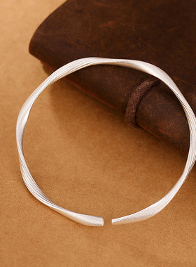 手镯ins银饰冷淡风小众设计