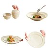 Cream-Style Bowl and Plate Set for Home Use, 2025 New Model, High-Value Bowl, Plate, and Chopsticks with Underglaze Color, Housewarming Tableware Set