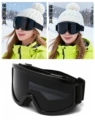 Black frame - black grey lens (includes sponge - comes with cloth bag)