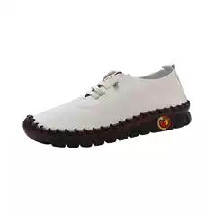 Cross-border plus size 2023 Spring Beef Tendon Soft Bottom Comfortable Non-slip Mother Shoes Flat Bottom One Pedal Super Soft Not Tired
