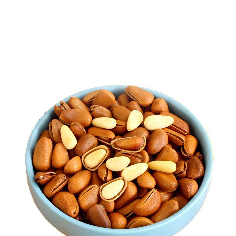 Changbai Mountain Raw Pine Nuts, Original Flavor, 500g, Extra Large Wild Nuts, New Crop from Northeast, Hand-Peeled, No Additives, Bulk