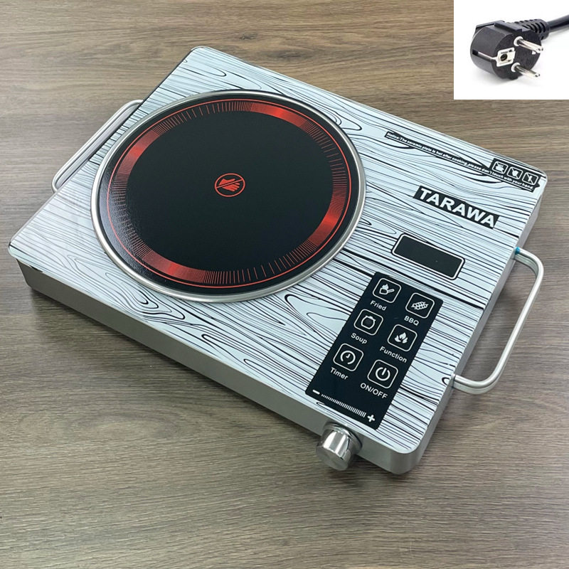 2000W Light Wave Stove Hot Pot Stove Commercial Household Electric Ceramic Stove Induction Cooker Export Export-Specific Waterproof Hot Pot Stove