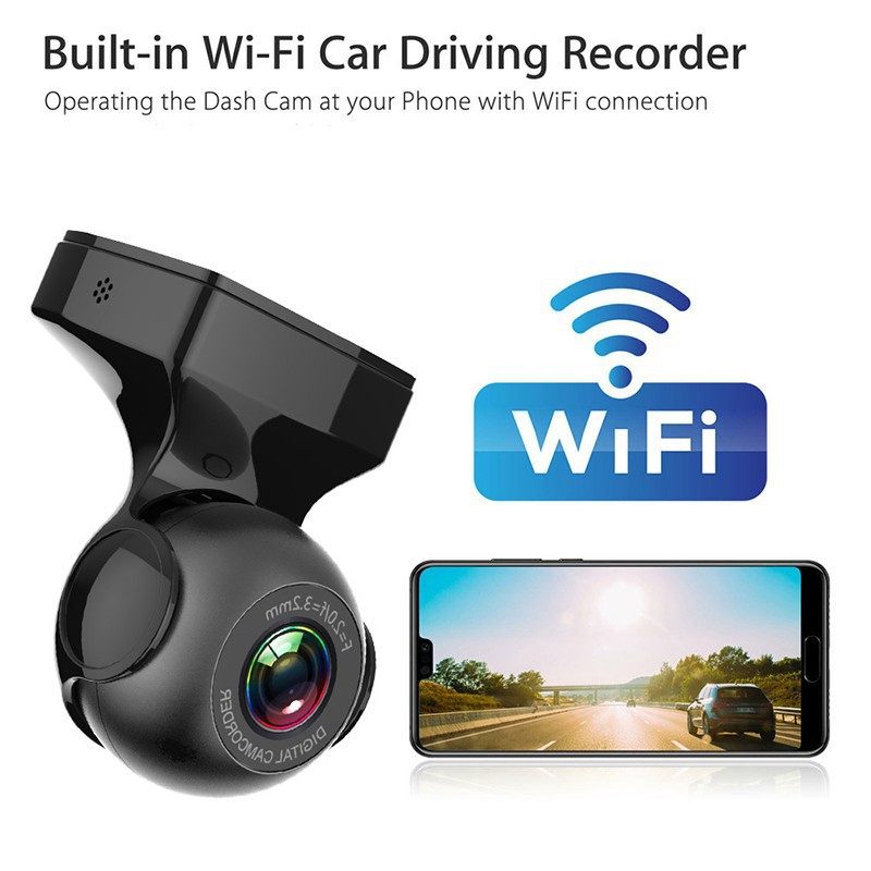 Private Model Driving Recorder High-Definition Night Vision Hidden Wifi Dvr Mobile Phone Connection Dashcam Recorder
