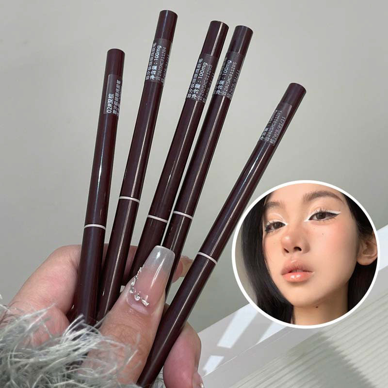 Faiccia Daily Cutting Girl Ultra-Fine Eyeliner Gel Pen Is Waterproof, Sweatproof, Not Easy to Smudge, Naturally Outline Novice Eyeliner