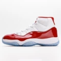 AJ11 High Top - White Red