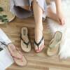 2025 New Slippers Women's Outdoor Flip Flop Women's Summer Casual Odorless Antibacterial Flat Flat Heel Anti-Fall Anti-Slip Style