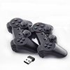 Ps2 Dual Wireless Game Controller for Two Players, Tv 2.4g Wireless Connection, One-To-Two Ps