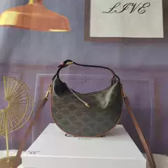 2025 New Model Original High-End Genuine Leather Bag, Same Style as Lisa'S, Arc De Triomphe Monogram Underarm Bag, Shoulder and Handbag Lulu