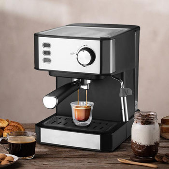 110V Cross-border Italian Household Extraction Coffee Machine Office Steam Milk Foam Semi-automatic All-in-One Machine