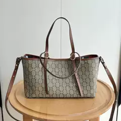 G Shopping Bag Emblem Series Small Tote Bag Striped Webbing Handbag Shoulder Bag Gujia Hand-Held Crossbody Bag