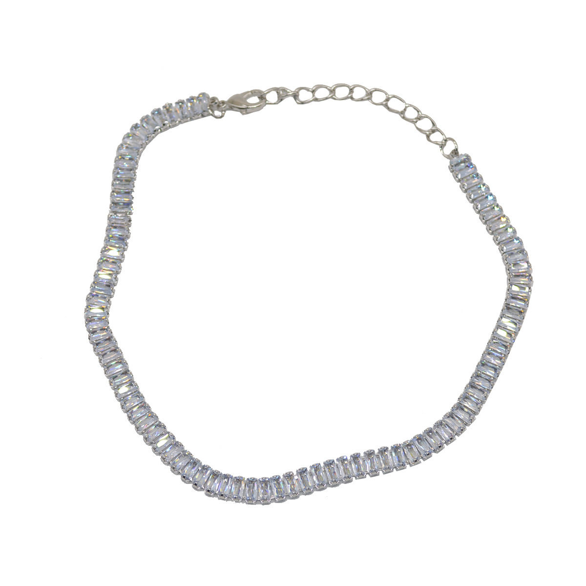 Necklace Light Luxury Zircon Simple Fashion Necklace Chain High-end Temperament Short Clavicle Chain Distinctive Fashionable Neck Chain for Women