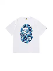 Cross-border wholesale generation ape-man leisure round neck personalized printed T-shirt men and women couples loose short sleeve camouflage fashion brand