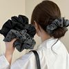 Elegant Bow Polka Dot Scrunchie for Women 2025 New Bun Hair Tie High Elasticity Durable Hair Band
