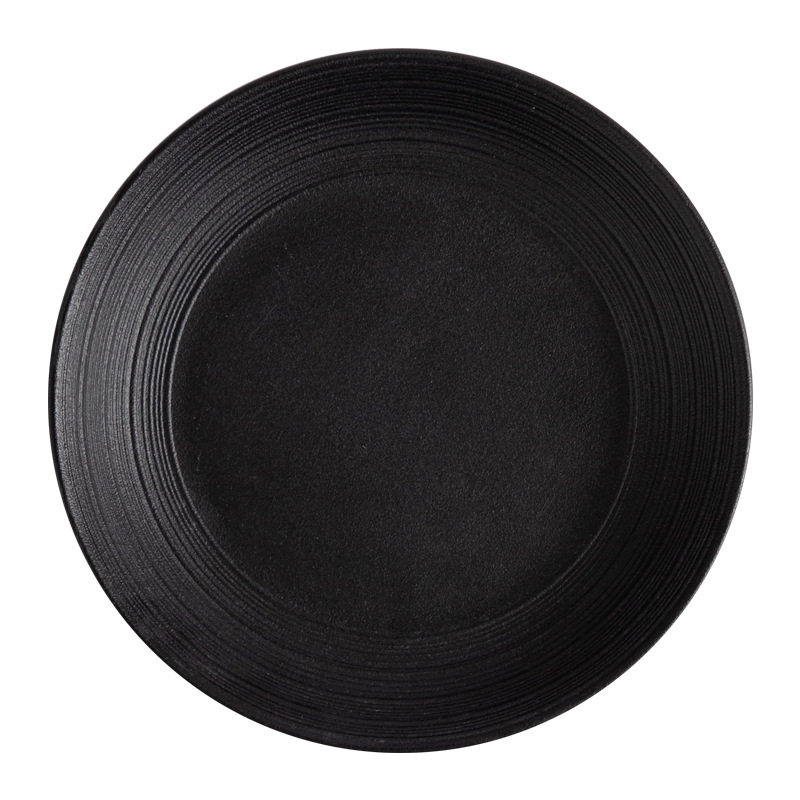 Frosted Dessert Spaghetti Western Food Plate Household Plate Ceramic Soup Plate Deep Plate Salad Plate Hotel Tableware Advanced Sense
