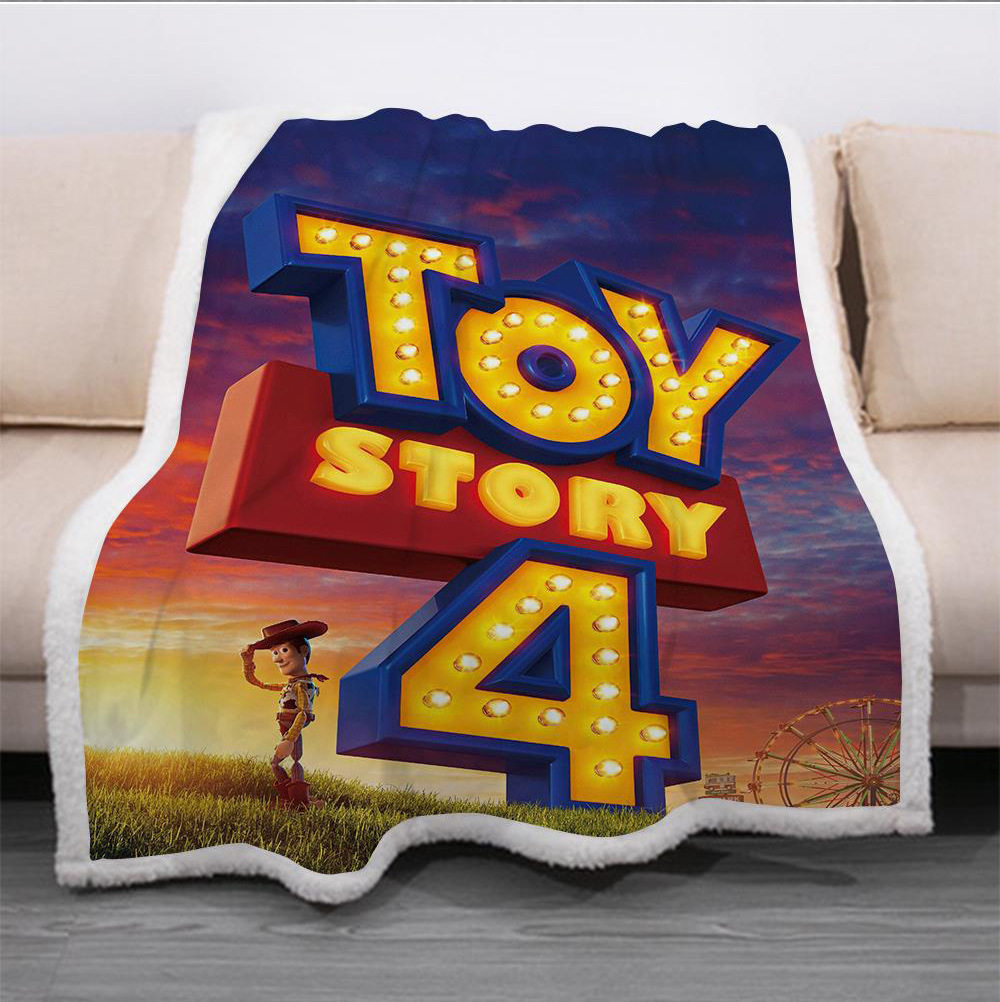 Come and order 3D printed double-layer Arctic fleece blanket DIY Crystal fleece blanket office nap blanket