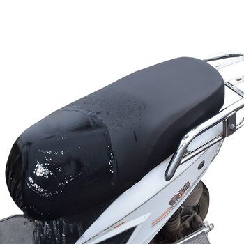 Electric car seat cover leather sun protection waterproof four seasons electric car seat cover insulation motorcycle battery car seat cover