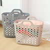 Large-Capacity Plastic Dirty Clothes Basket Plastic Bathroom Dirty Clothes Storage Basket Artifact Foldableable Wall-Mounted Dirty Clothes Basket