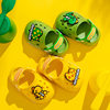 Summer Cartoon Dinosaur Children's Clog Shoes Boys' Pvc Slippers Girls' Closed-Toe Sandals Toddler Beach Shoes for Kids