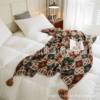New Special Drainage Knitted Blanket Sofa Blanket Sofa Towel Shawl Creative Home Camping Necessary