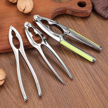 New zinc alloy walnut clip artifact walnut pliers shell stainless steel nut pliers nut clip opener wholesale