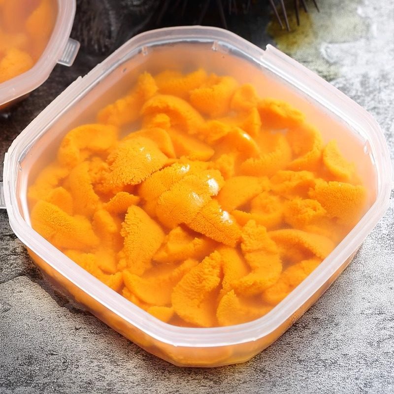 Fresh Sea Urchin Meat, Freshly Peeled Dalian Horse Manure Sea Urchin, Fresh Frozen Sea Urchin Meat, Sashimi, Pure Sea Urchin Yellow, Ready-To-Eat Commercial