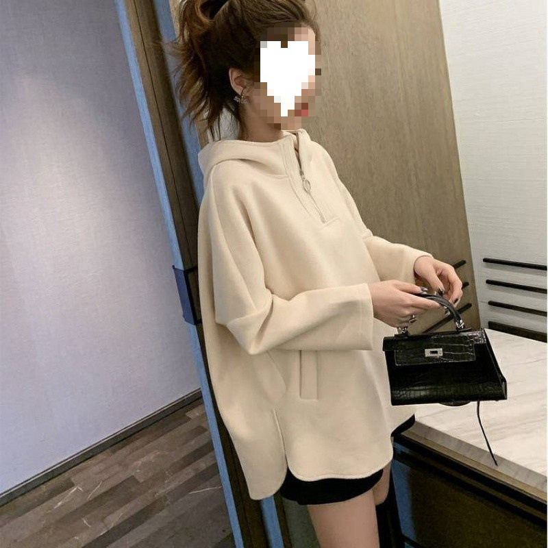 Maternity Wear Autumn Sweatshirt 2025 New Fashion Model Internet Celebrity Suit Maternity Autumn and Winter Two-Piece Loose Jacket