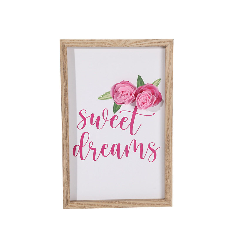 Factory wholesale in stock a4 photo frame desktop wooden decoration Table 11-inch photo frame living room decoration