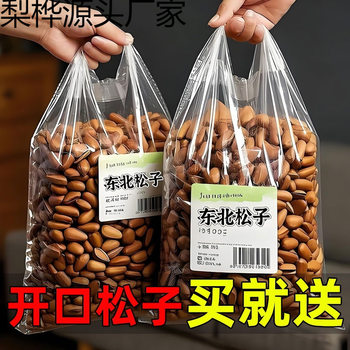 New Northeastern Pine Nuts 500g Nuts Canned Dried Fruit Kernels Extra Large Particles Hand-Peeled Red Pine Snacks