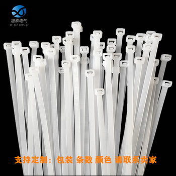 Nylon Self-Locking Cable Ties, 50 Pieces Per Pack, 100 Pieces Per Pack, 250 Pieces Per Pack, Large Packaging, Complete Specifications