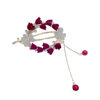 Light luxury orchid tassel twisted hairpin back head autumn and winter New lazy buckle ancient style bride frog clip