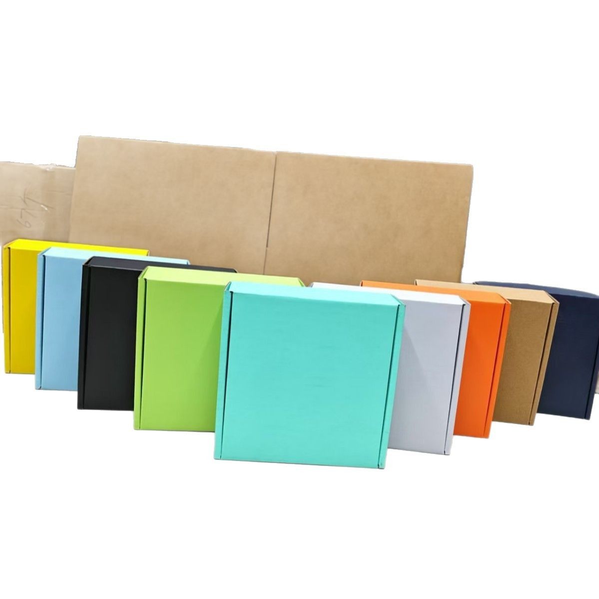 in stock wholesale special hard flying machine box color jewelry box candy box advanced folding express box packing box