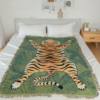 Cross-border Custom American Tiger Sofa Cover Sofa Cover Four Seasons Universal Thread Blanket Tapestries Decorative Blanket Outdoor Camping