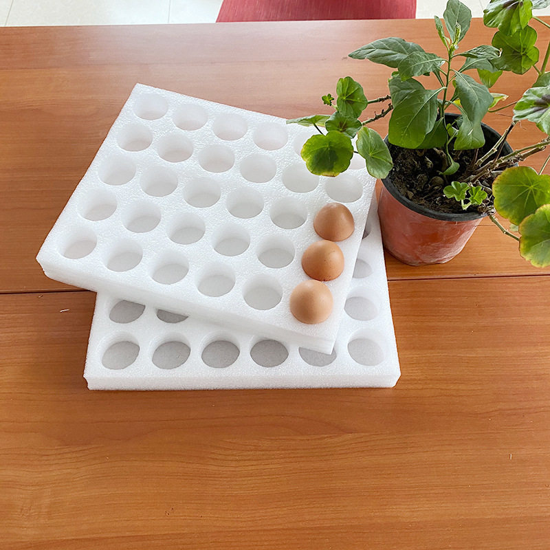 EPE Pearl cotton egg tray cosmetics reagent applicable logistics packaging box 4cm express packaging egg tray box
