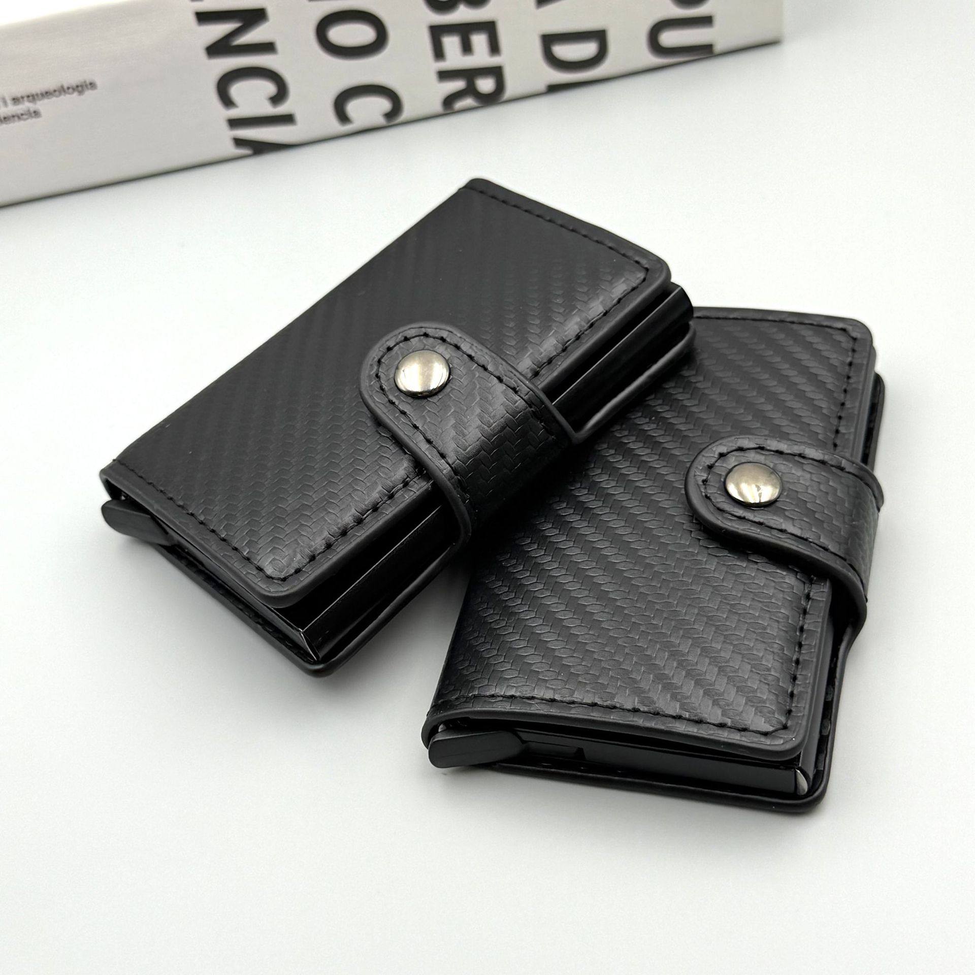 Manufacturer Wholesale Rfid Aluminum Box Shielding Anti-Theft Credit Card Aluminum Alloy Card Holder Men's Multi-Card Cross-Border Wallet