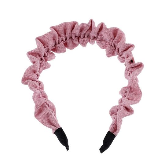 2024 new children's headband pink head grottoes headband hairpin girl's high-grade Western style little girl's hair bundle headdress