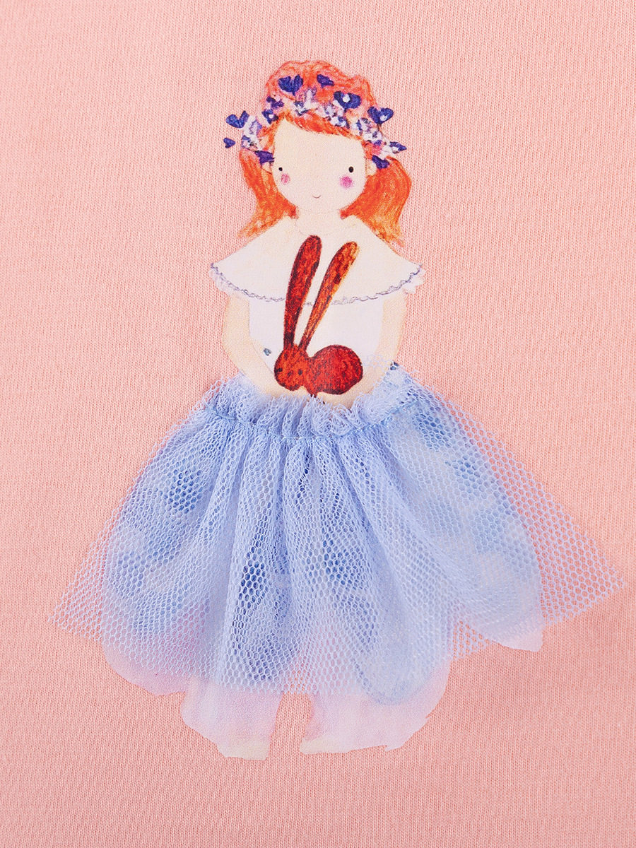 Robe fille dessin animé stylée, robe bébé mignon été, robe enfant manche courte
