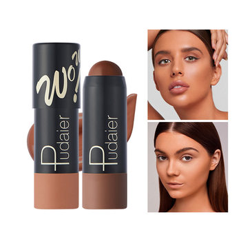 Pudaier new cross-border foundation makeup color non-Blooming 12 color light breathable matte foundation stick