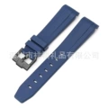 sapphire blue, black buckle